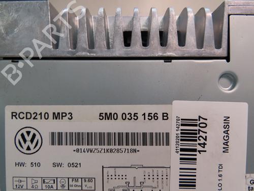 Used Radio VW POLO V (6R1, 6C1) 1.6 TDI (75 hp) 16084167