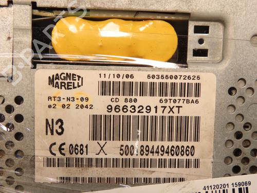 Radio PEUGEOT 207 (WA_, WC_) 1.6 HDi | BP30952292E6