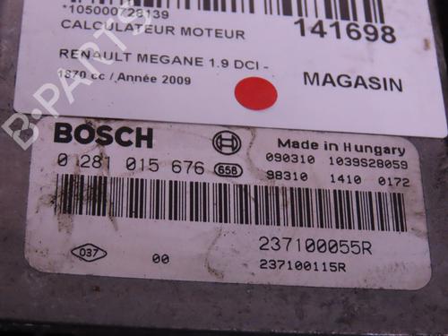 Used Engine control unit (ECU) RENAULT MEGANE III Hatchback (BZ0/1_, B3_) 1.9 dCi (BZ0N, BZ0J) (131 hp) 16277846