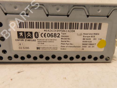 Used Radio PEUGEOT 3008 I MPV (0U_) 1.6 HDi (109 hp) 28613734