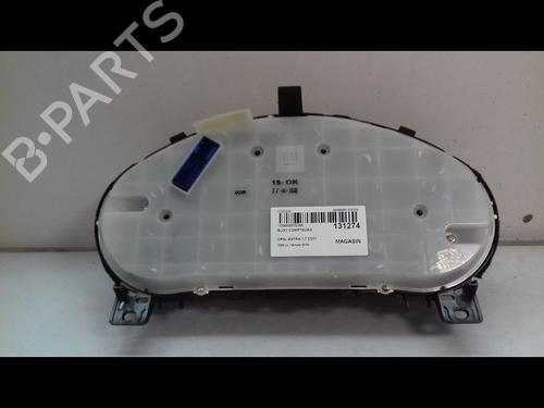 Used Instrument cluster OPEL ASTRA J (P10) 1.7 CDTI (68) (125 hp) 10396660