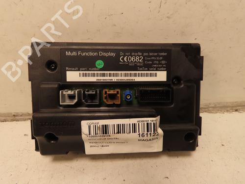 Display monitor RENAULT CLIO IV Grandtour (KH_) 1.2 TCe 120 (KHM0) | BP30952192C48