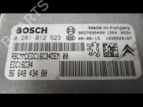 Used Engine control unit (ECU) PEUGEOT 207 (WA_, WC_) 1.4 HDi (68 hp) 11952640