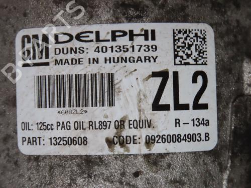 Used AC compressor OPEL MERIVA B MPV (S10) 1.4 (75) (120 hp) 26463038