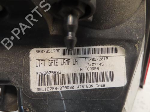 Left tailgate light FIAT FREEMONT (345_) 2.0 JTD | BP28159496C79 