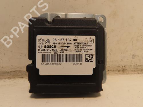 Kollisjonspute styreenhet PEUGEOT 2008 I (CU_) 1.2 THP 110 / PureTech 110 (110 hp) 28712355