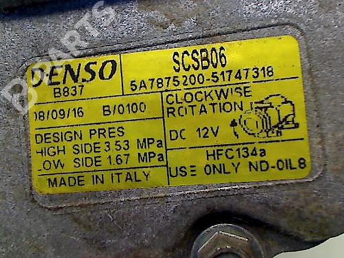 AC compressor FIAT 500 (312_) 1.2 (312AXA1A) | BP8978382M34 
