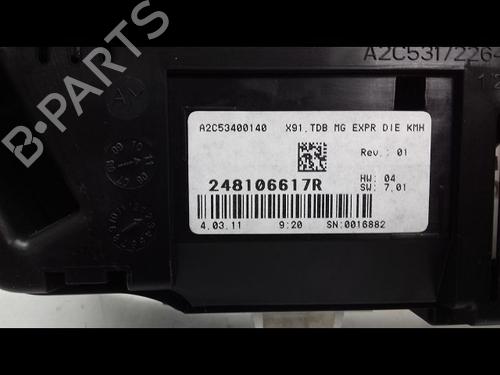 Used Instrument cluster RENAULT LAGUNA III (BT0/1) 2.0 dCi (BT01, BT08, BT09, BT0E, BT0K, BT12, BT1C, BT1D,... (150 hp) 13214370
