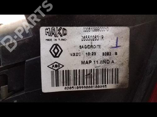 Used Right taillight RENAULT CLIO IV (BH_) 1.5 dCi 90 (90 hp) 11747262