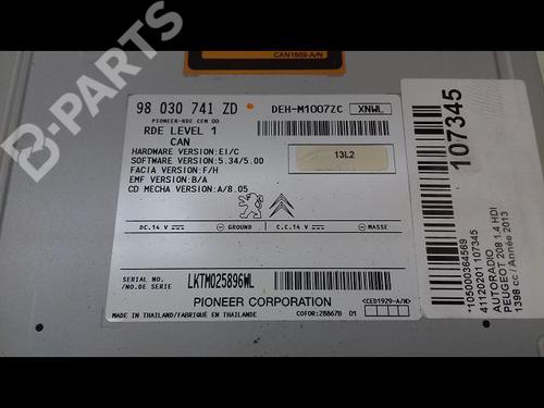 Radio PEUGEOT 208 I (CA_, CC_) 1.4 HDi | BP8986488E6 