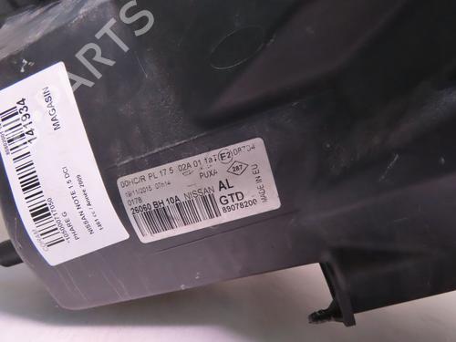 Used Left headlight NISSAN NOTE (E11, NE11) 1.5 dCi (86 hp) 15953573