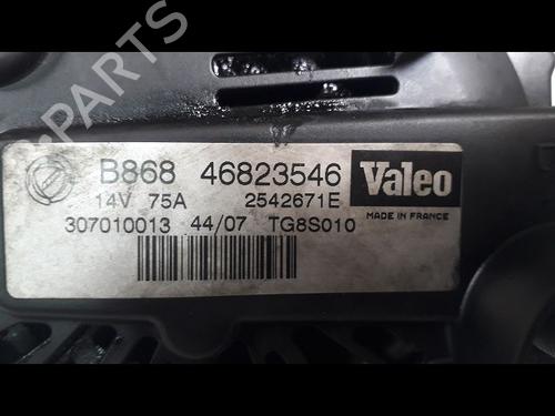 Used Alternator FIAT DOBLO Box Body/MPV (223_) 1.3 D Multijet (75 hp) 10356752