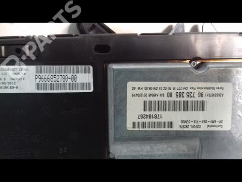 Instrument cluster CITROËN C4 Picasso I MPV (UD_) 1.6 HDi 110 | BP10913730C47 
