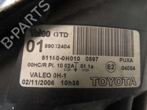 Optica esquerda TOYOTA AYGO (_B1_) 1.0 (KGB10_, KGB10R) (68 hp) 30583055