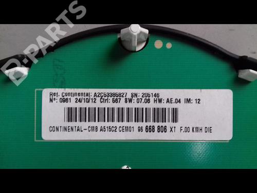 Instrument cluster CITROËN C3 II (SC_) 1.6 HDi | BP8980086C47 