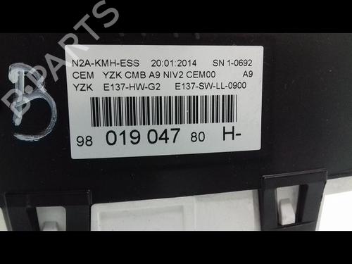 Used Instrument cluster PEUGEOT 208 I (CA_, CC_) 1.2 VTI 82 (82 hp) 14956451