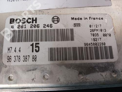 Used Engine control unit (ECU) PEUGEOT 106 II (1A_, 1C_) 1.1 i (60 hp) 11833104