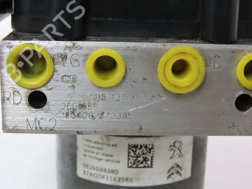 Used ABS pump PEUGEOT 308 II (LB_, LP_, LW_, LH_, L3_) 1.5 BlueHDi 130 (131 hp) 26726505