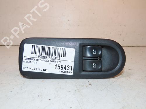 Used Left front window switch RENAULT CLIO III Grandtour (KR0/1_) 1.5 dCi (75 hp) 28526337