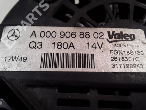 Used Alternator MERCEDES-BENZ SPRINTER 3-t Van (B906) 214 CDI (906.611, 906.613) (143 hp) 8996266