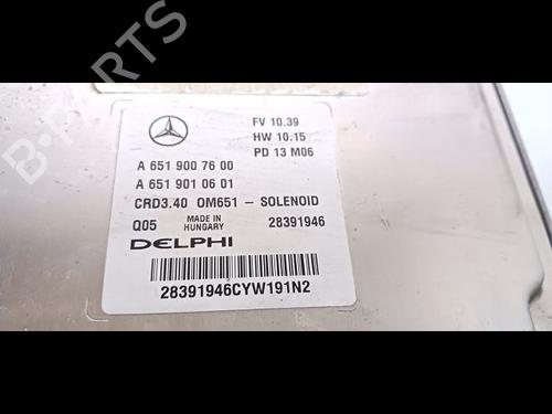 Used Engine control unit (ECU) MERCEDES-BENZ A-CLASS (W176) A 200 CDI (176.001) (136 hp) 15672178