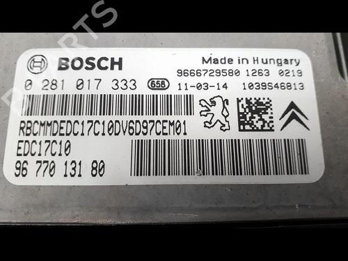 Used Engine control unit (ECU) PEUGEOT 308 SW I (4E_, 4H_) 1.6 HDi (92 hp) 11959041
