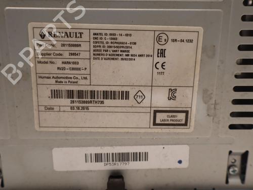 Used Radio Radio DACIA DUSTER (HS_) 1.5 dCi (HSAJ) (90 hp) 33416103 33416103