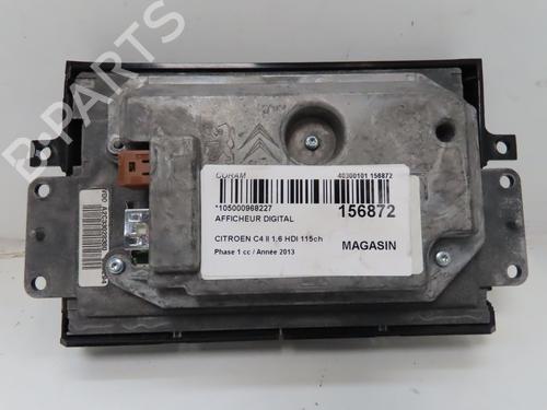 Used Display monitor CITROËN C4 II (NC_) 1.6 HDi 115 (114 hp) 27438594