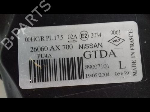 Used Left headlight NISSAN MICRA III (K12) 1.2 16V (65 hp) 11566405