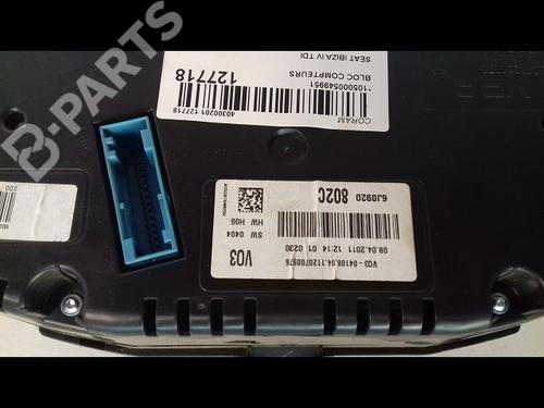 Instrument cluster SEAT IBIZA IV (6J5, 6P1) 2.0 TDI | BP10299051C47 
