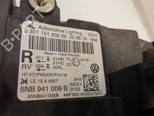 Right headlight VW TIGUAN (AD1, AX1) 2.0 TDI | BP30954574C29