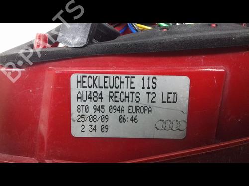Right tailgate light AUDI A5 (8T3) S5 quattro | BP9001623C80