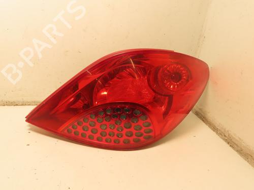 Used Right taillight PEUGEOT 207 (WA_, WC_) 1.4 HDi (68 hp) 30954857