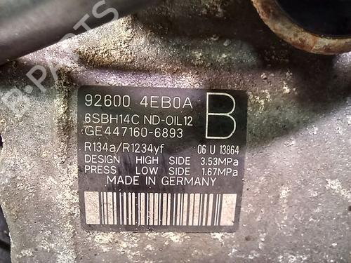 Used AC compressor AC compressor RENAULT TALISMAN Grandtour (KP_) 1.6 dCi 130 (130 hp) 14955758 14955758