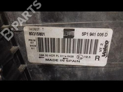 Koplamp rechts SEAT ALTEA XL (5P5, 5P8) 2.0 TDI 16V (140 hp) 11796271