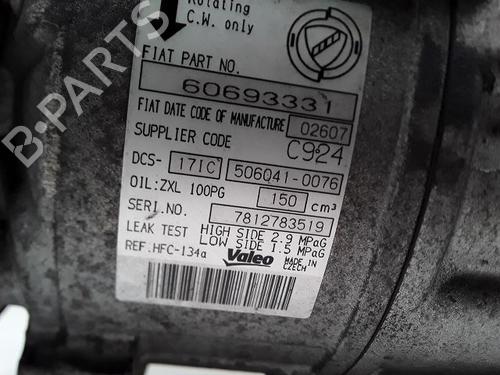AC compressor ALFA ROMEO 159 Sportwagon (939_) 1.9 JTDM 16V (939BXC1B, 939BXC12) | BP9001434M34