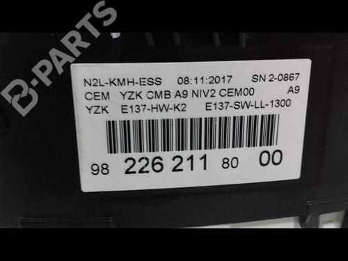 Instrument cluster PEUGEOT 208 I (CA_, CC_) 1.2 VTI 82 | BP9002566C47