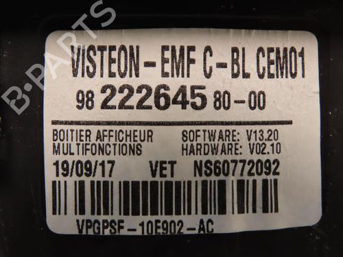 Interruttore CITROËN C3 III (SX) 1.2 VTi 82 (82 hp) 28593961