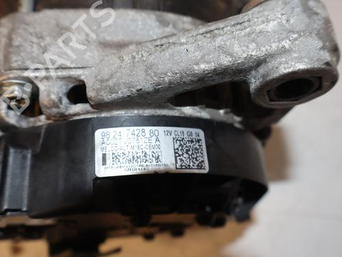 Used Alternator Alternator PEUGEOT 3008 II SUV (MC_, MR_, MJ_, M4_) 1.5 BlueHDi 130 (131 hp) 33744419 33744419