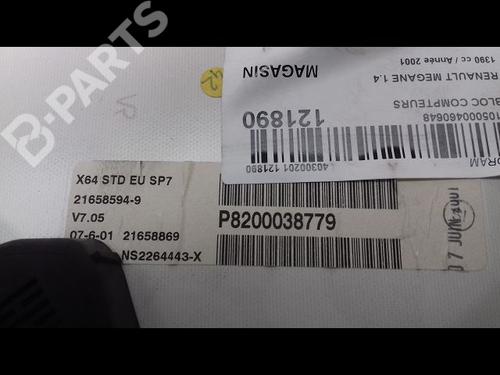 Instrument cluster RENAULT MEGANE I Coach (DA0/1_) 1.4 16V (DA0D, DA1H, DA0W, DA10) | BP8997860C47 