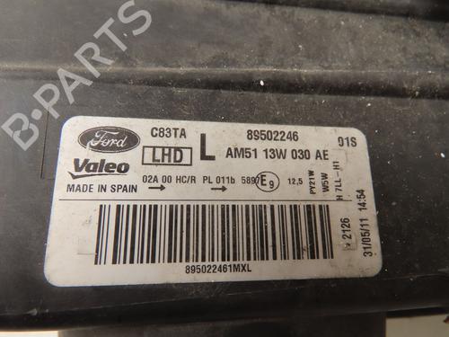 Used Left headlight FORD C-MAX II (DXA/CB7, DXA/CEU) 1.6 TDCi (95 hp) 30447779