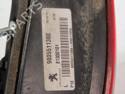 Used Left tailgate light PEUGEOT 3008 I MPV (0U_) 1.6 HDi (114 hp) 22342022