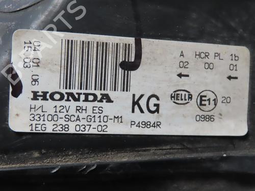 Used Right headlight HONDA CR-V II (RD_) 2.2 CTDi (RD9) (140 hp) 30954512