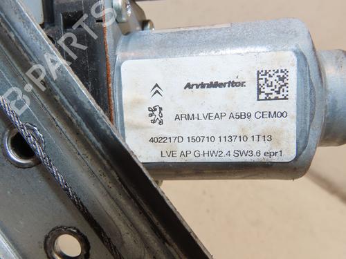 Rudehejsemekanisme ventre foran CITROËN C3 II (SC_) 1.4 HDi 70 (SC8HZC, SC8HR0, SC8HP4) (68 hp) 29621640