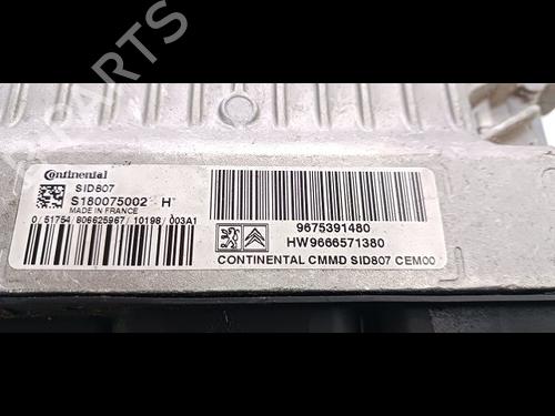 Used Engine control unit (ECU) CITROËN DS3 (SA_) 1.6 HDi 110 (112 hp) 15492507