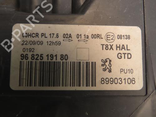 Left headlight PEUGEOT 3008 I MPV (0U_) 1.6 HDi | BP28613765C28 