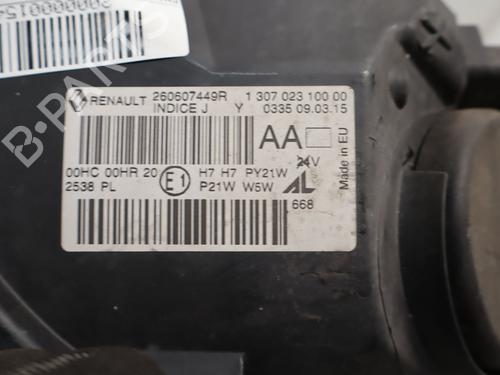 Used Left headlight Left headlight RENAULT MEGANE III Hatchback (BZ0/1_, B3_) 1.9 dCi (BZ0N, BZ0J) (131 hp) 33947257 33947257