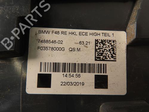 Used Right taillight BMW X1 (F48) xDrive 20 d (190 hp) 31325272