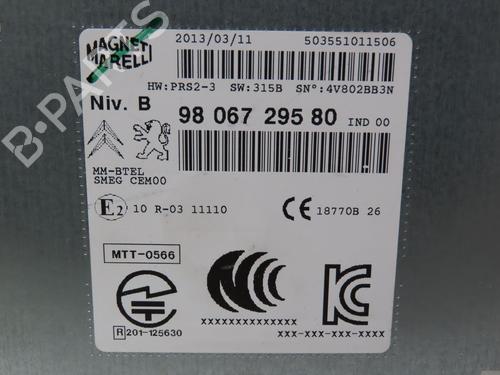 Radio PEUGEOT 208 I (CA_, CC_) 1.2 VTI 82 | BP26015250E6 