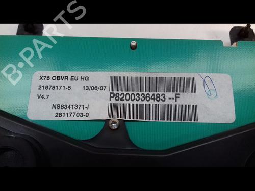 Used Instrument cluster RENAULT KANGOO (KC0/1_) 1.5 dCi (84 hp) 10063922